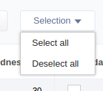 Selection options